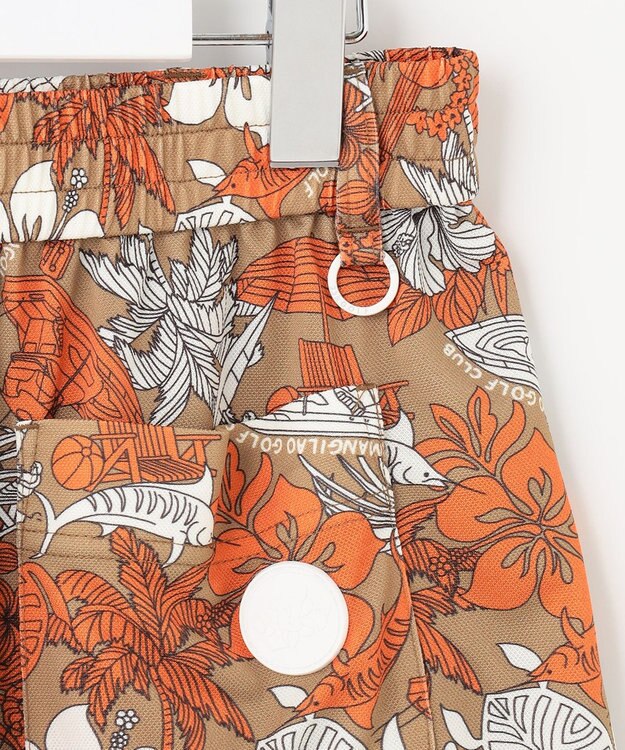 23区GOLF 【WOMEN】STUDIO FIGLIO アロハ総柄 スカート オレンジ系5