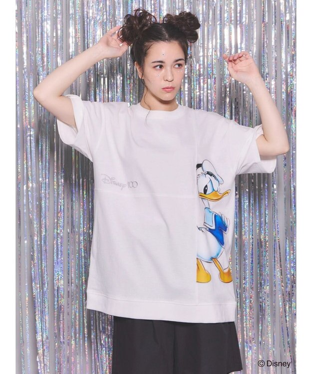 Green Parks Ｄｉｓｎｅｙ１００ドナルド・ダッグ／Ｔシャツ White