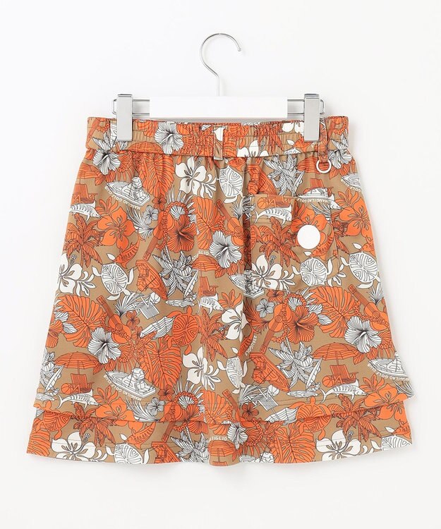 23区GOLF 【WOMEN】STUDIO FIGLIO アロハ総柄 スカート オレンジ系5