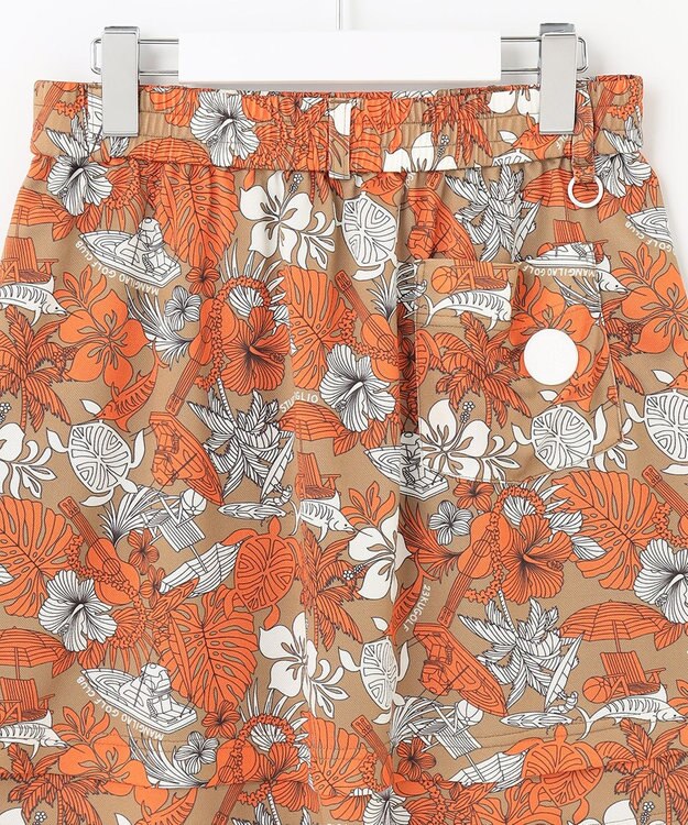 23区GOLF 【WOMEN】STUDIO FIGLIO アロハ総柄 スカート オレンジ系5