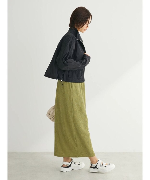 Green Parks ・ＥＬＥＮＣＡＲＥ　ＤＵＥ　スタンドナイロンブルゾン Black