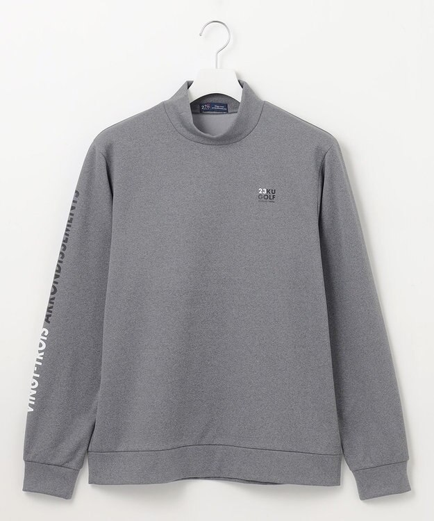 23区GOLF 数量限定！お得セット【MEN】撥水ベスト×モックネックシャツ ブラック系