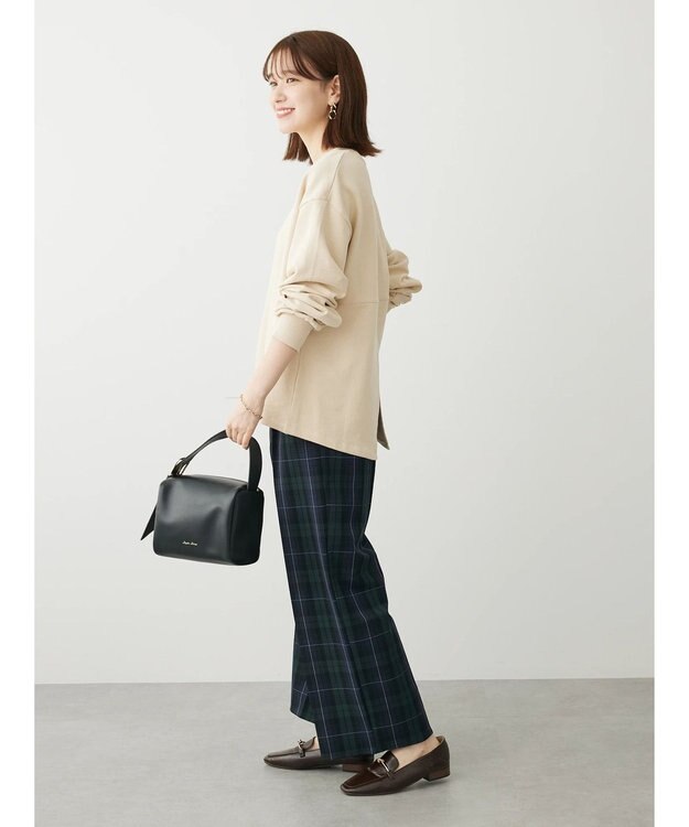 Green Parks ・ＳＵＧＡＲ　ＳＰＯＯＮ　バックスリットウラケスウェット Light Beige