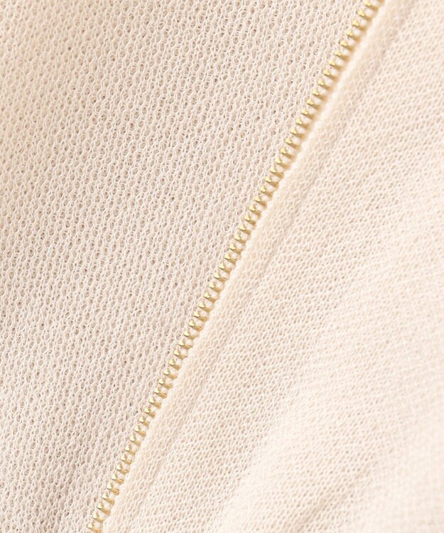 UNFILO シアーダンボールニット ZIPフーディ ベージュ