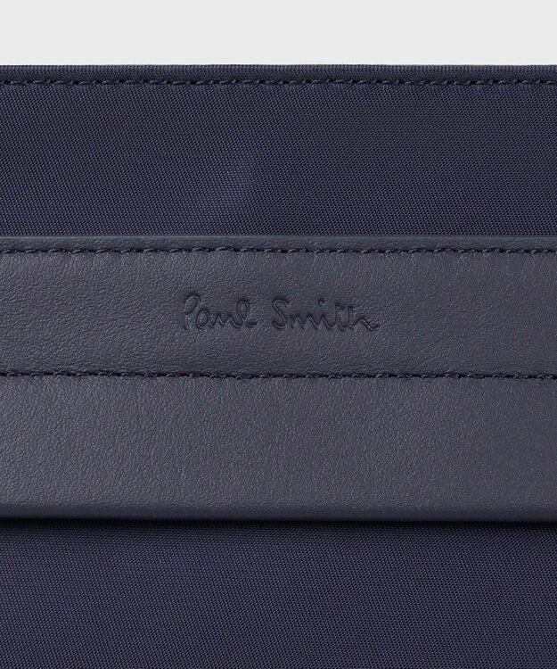 Paul Smith ナイロンブライトストライプトリム ショルダーバッグ ネイビー