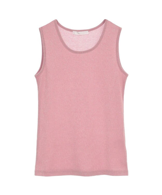 Green Parks ・Ｐｅｔｉｔ　Ｆｌｅｕｒ　ラメリブタンクトップ Black