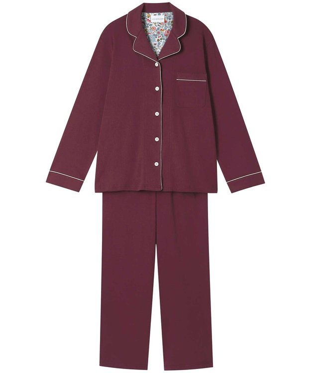 une nana cool 【綿100％】フライスパジャマ　ＭＡＤＥ　ＷＩＴＨ　ＬＩＢＥＲＴＹ　ＦＡＢＲＩＣ DR