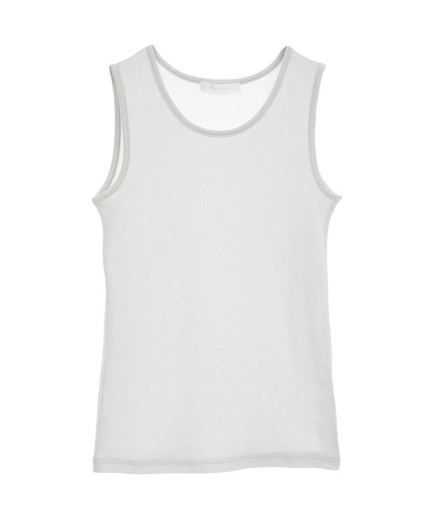 Green Parks ・Ｐｅｔｉｔ　Ｆｌｅｕｒ　ラメリブタンクトップ Black