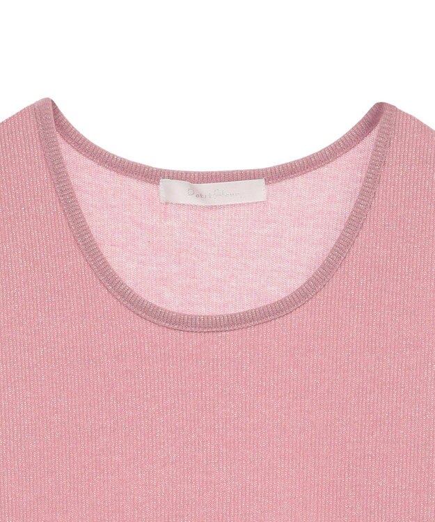 Green Parks ・Ｐｅｔｉｔ　Ｆｌｅｕｒ　ラメリブタンクトップ Black