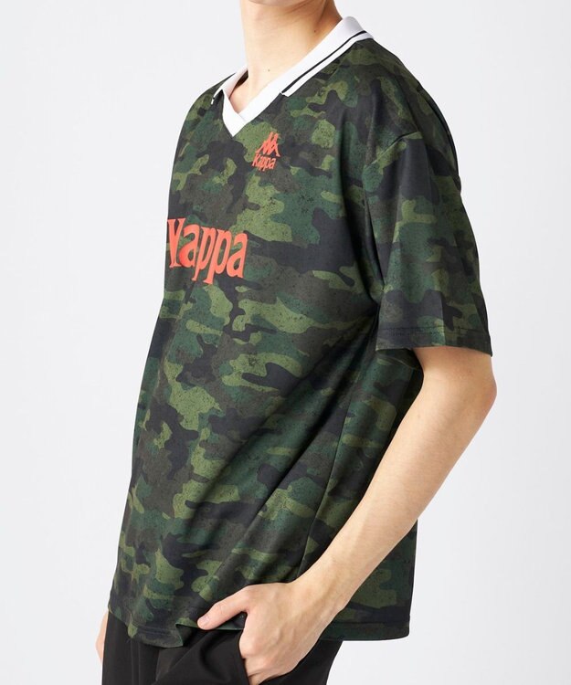 OP／FILA 【Kappa】カジュアルゲームシャツ 柄 カモフラージュ