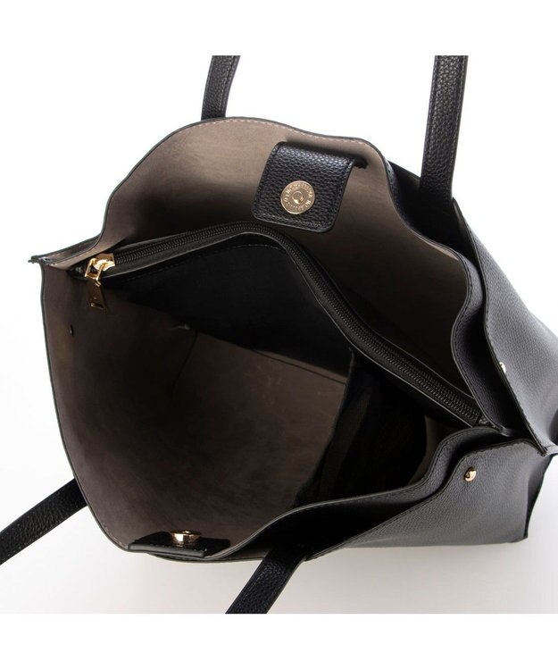 UNBILLION カシュカシュ cachecache / A4セパレートパーテーショントート ブラック