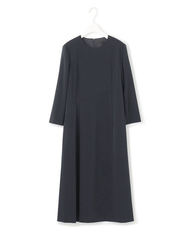 ICB L 【UVカット・防シワ・速乾・洗える】Fied ワンピース ネイビー系