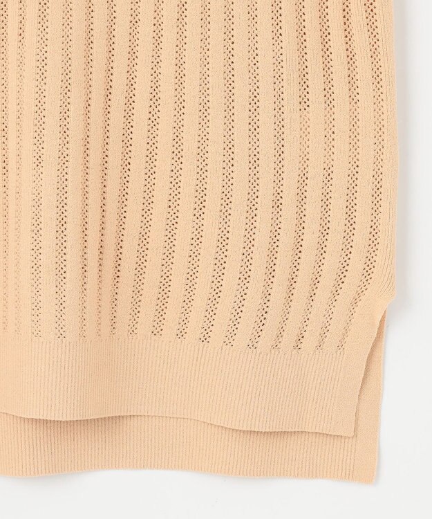 J.PRESS LADIES L 【洗える・抗菌防臭】VISCOSE STRETCH サマー ニット イエロー系