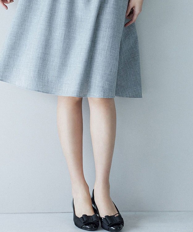 TOCCA BIG RIBBON FLATSHOES フラットシューズ ブラック系