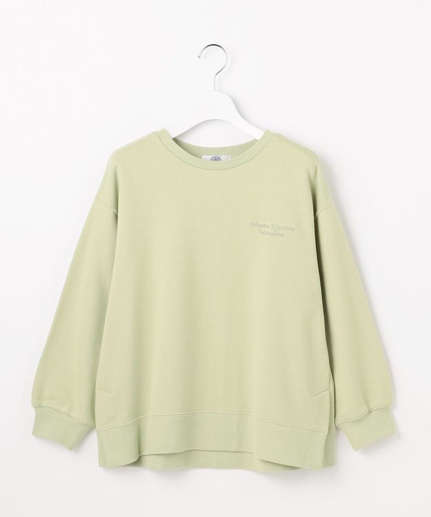 J.PRESS LADIES S 【WEB限定】ロゴ裏毛 スウェット ミント系