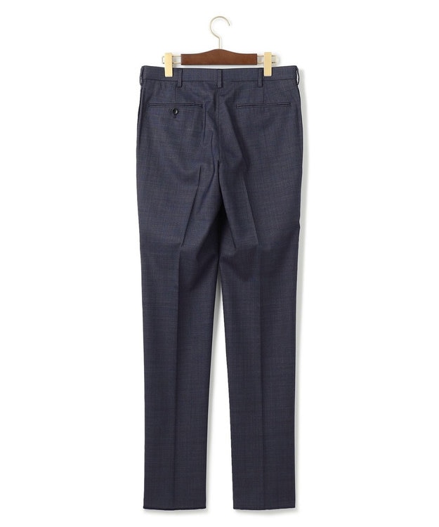 J.PRESS MEN 【ストレッチ / ウォッシャブル可】パワーストレッチウール インディゴルック スラックス ブルー系