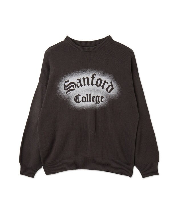 WEGO グラフィックニットBIGプルオーバー 柄16