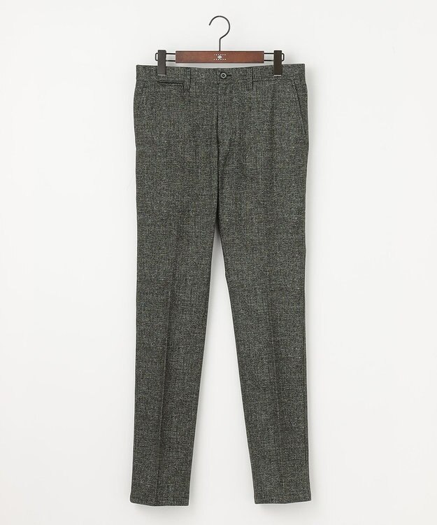 JOSEPH ABBOUD 【ストレッチ】フランネルジャージ パンツ ダークブラウン系