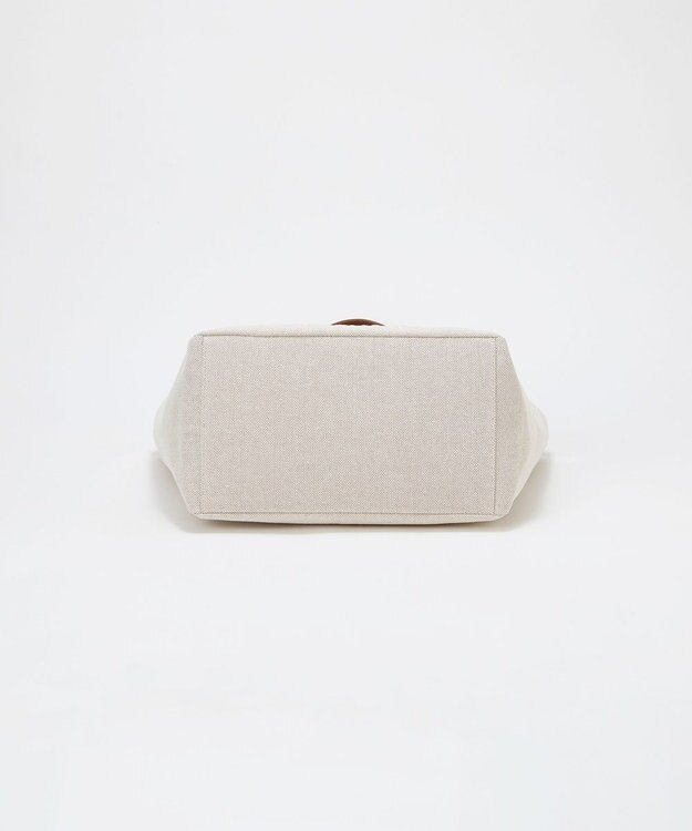 TOPKAPI 【Breath TOPKAPI】SMILE COLLECTION エンボス スマイル ビッグ トートバッグ /スマイルチャーム付き ベージュ