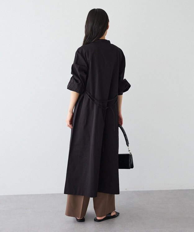 CRAFT STANDARD BOUTIQUE インド製 カットワークシシュウワンピース Black