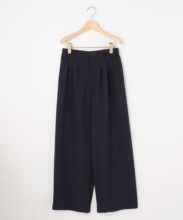 組曲 シュットクロスワイド パンツ ネイビー系