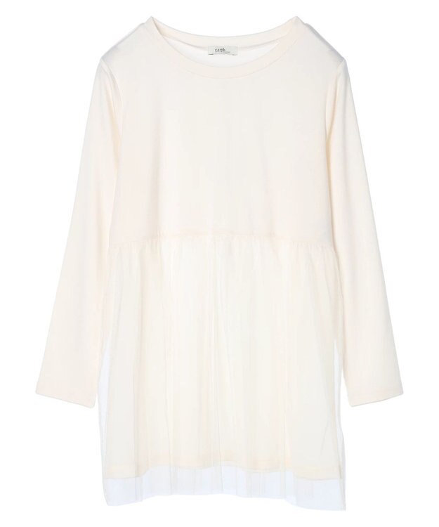earth music&ecology あったかフェミニンインナー（チュール） Off White