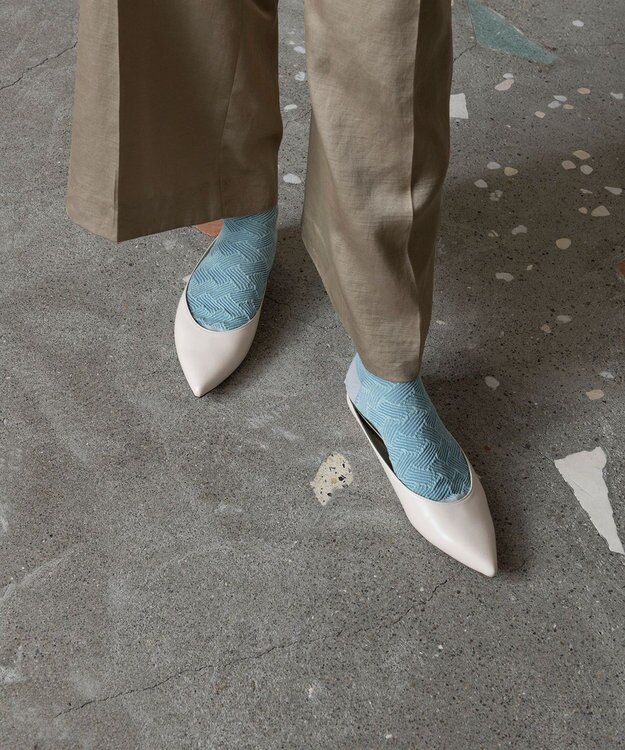 TRICOTE BUMPY KNIT SOCKS / バンピーニットソックス 40MINT