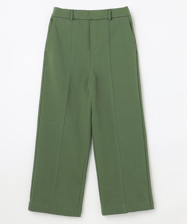 ANY 【吸湿発熱】any HEAT ワイドパンツ オリーブグリーン