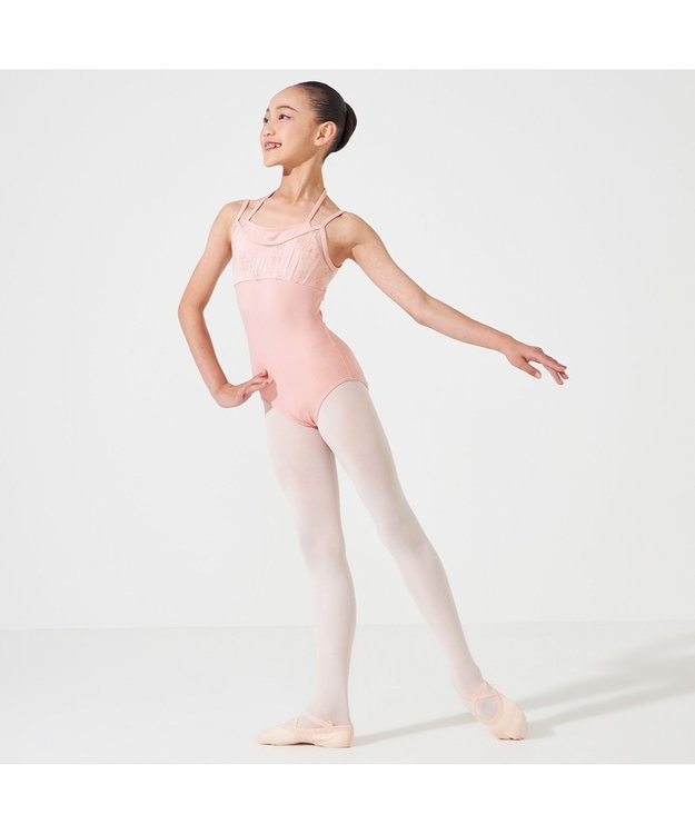 Chacott キャミソールレオタード ベビーブルー