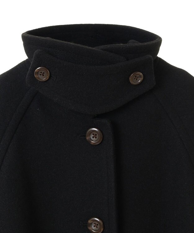 earth music&ecology 2WAYカラーロングコート ブラック