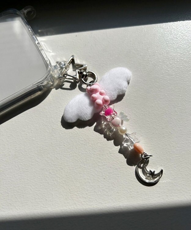 WEGO ふわふわウィングストラップキーホルダー 柄3