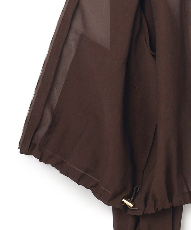 BEIGE， SERAPHIN / ライトシアーギャザー ブルゾン Bordeaux