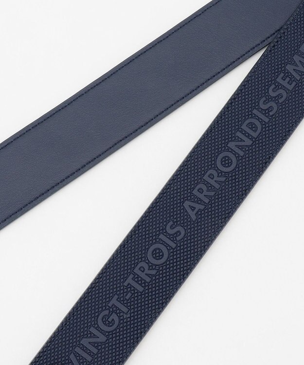 23区GOLF 【MEN】エンボスロゴベルト ネイビー系