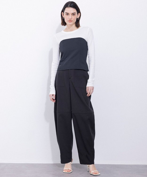 NAVE 【Nave・セットアップ可/洗える/吸水速乾】ドライチノ ビスチェ ブラック系