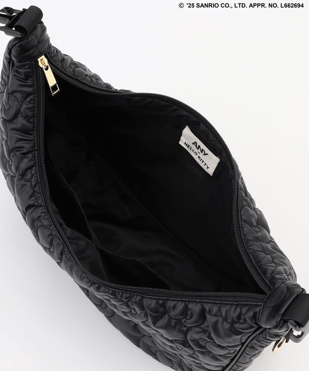 ANY 【ハローキティ×ANY】キルトショルダーバッグ ブラック