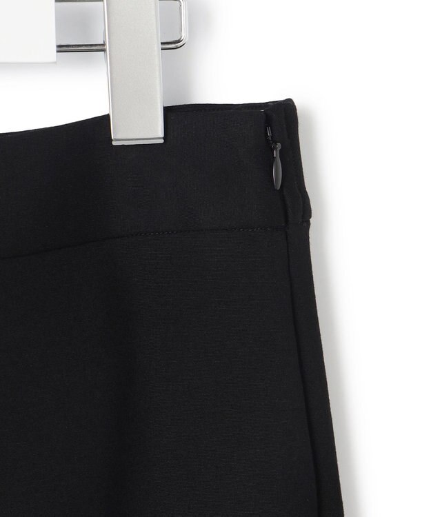 ICB L 【洗える】 ストレッチポンチ レギンスパンツ ブラック系