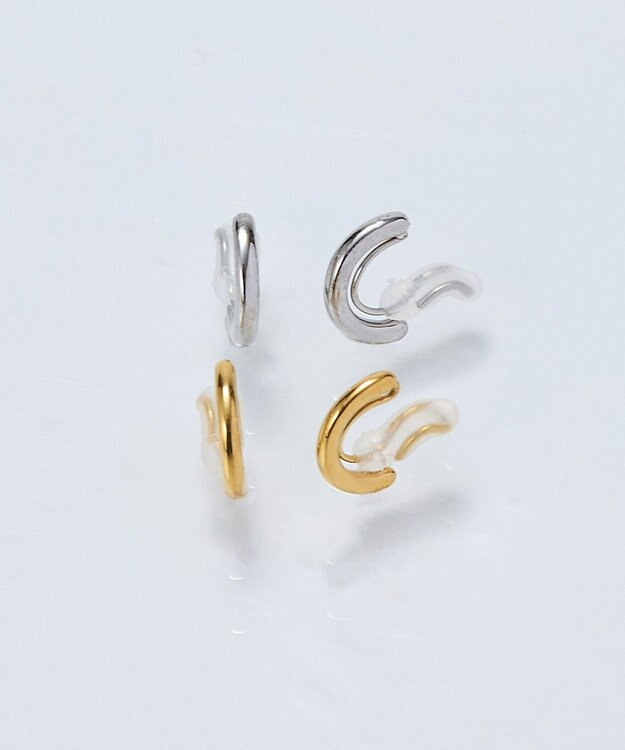 Phoebe 〈痛くないシリーズ/金属アレルギー対応〉スリークフープライトフィットイヤリング/サージカルステンレス ゴールド