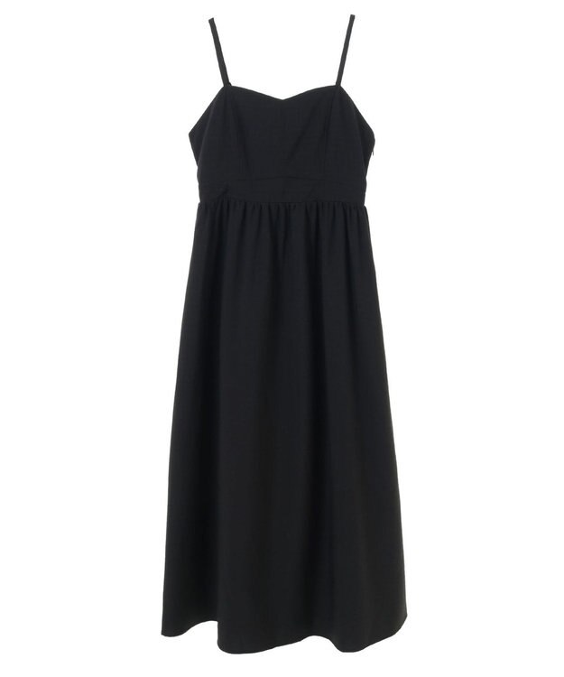 earth music&ecology ビスチェ風キャミドレ Black