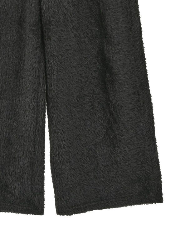 Green Parks フェザーレースジャガードパンツ Black