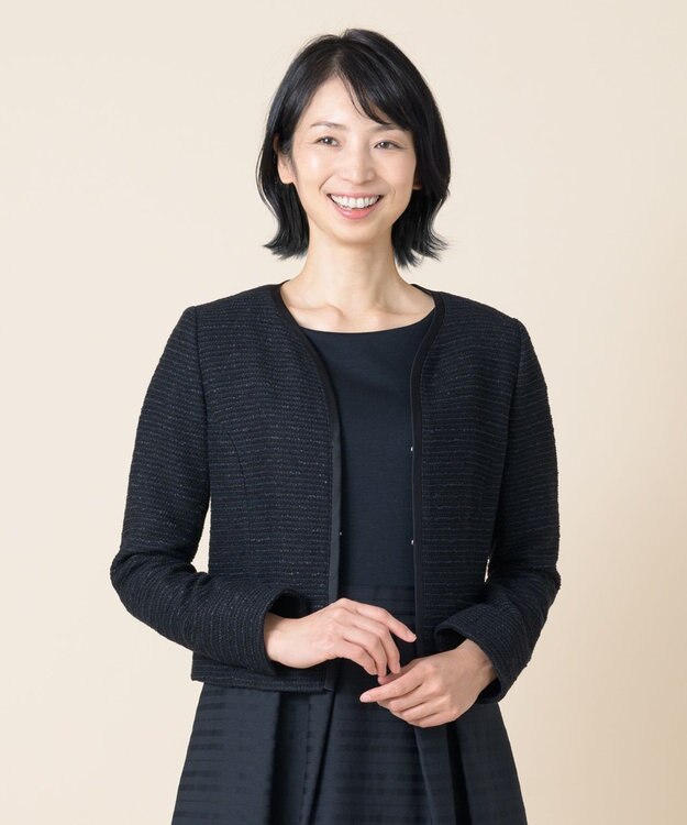 ONWARD Reuse Park セット商品/サイズ3【組曲】ジャケット春夏×ワンピース春夏 ネイビー