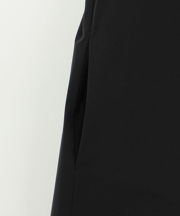 UNFILO 【GISELe 6月号掲載/洗える/軽量】MOVE TEX ギャザーワンピース ブラック