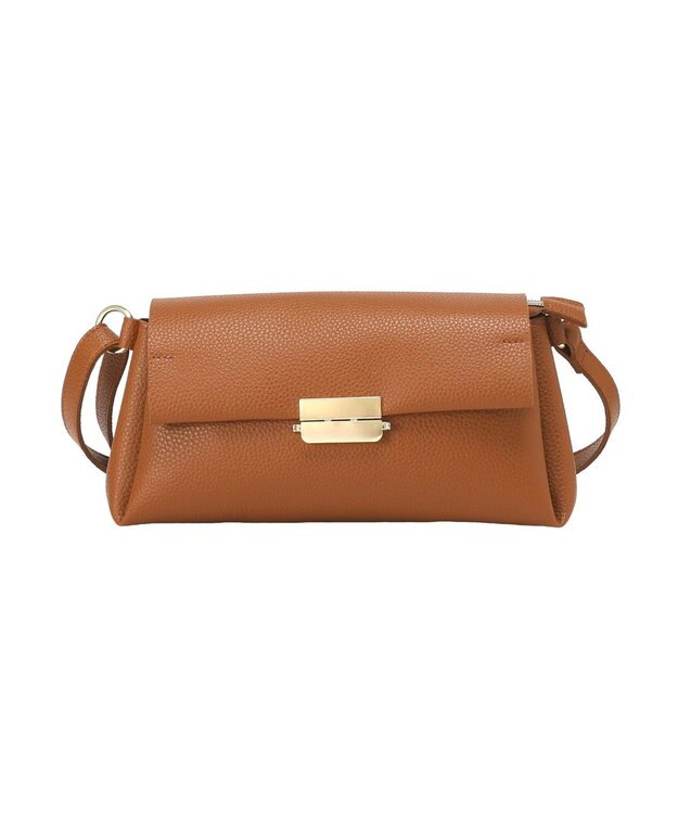 Green Parks フラップミニショルダーバッグ Camel