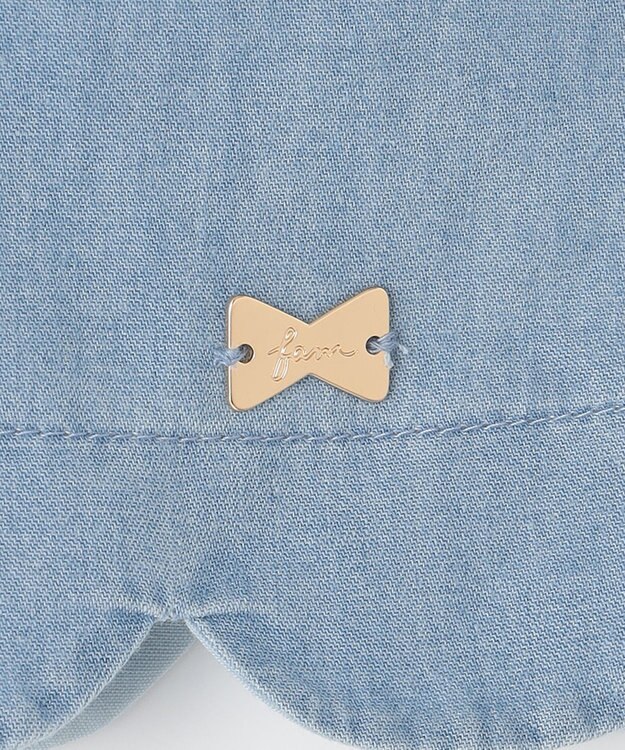 ANY KIDS 裾 スカラップ パンツ デニム