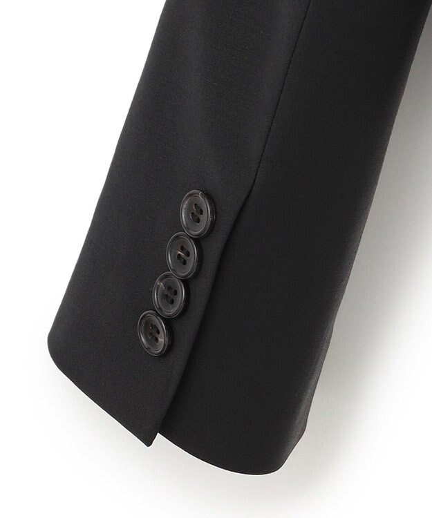 23区 【セットアップ対応】ファインネスウール 二つ釦 ジャケット ブラック系