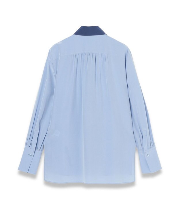 JOSEPH CDCカラーブロック　エボラブラウス Faded Sky/Harbour