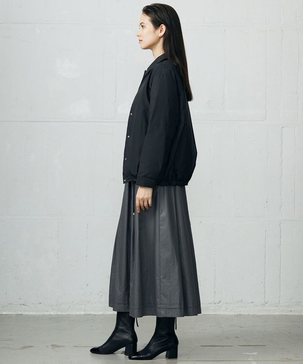 自由区 L 【17号サイズまで展開・カタログ掲載】ライトダウンコーチ ジャケット ブラック