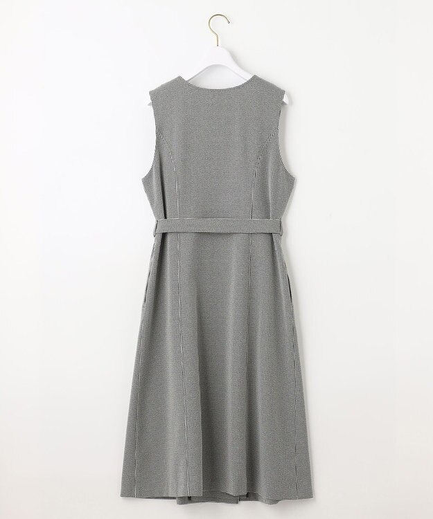 ANY SIS L 【2WAY】ジレラップ ワンピース モノトーンギンガム