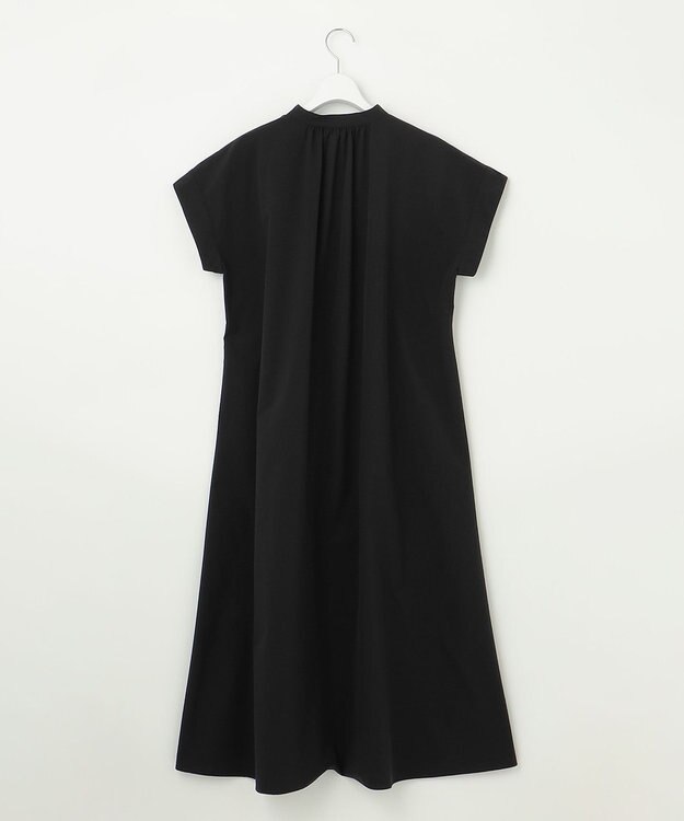 UNFILO 【GISELe 6月号掲載/洗える/軽量】MOVE TEX ギャザーワンピース ブラック