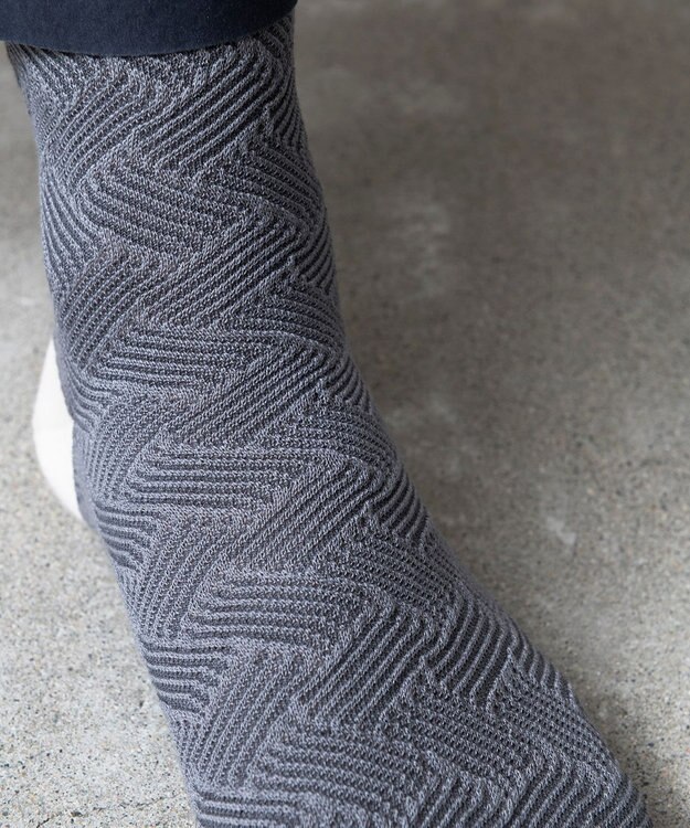 TRICOTE BUMPY KNIT SOCKS / バンピーニットソックス 95GRAY