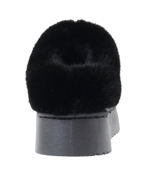 Green Parks ・minia フェイクムートンスリッポン Black